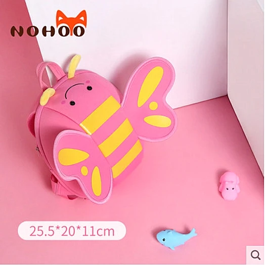 NOHOO портфель школьный крылья ангела рюкзак 3D мультфильм бабочка детская сумка для 2-7 лет девочек рюкзак школьный