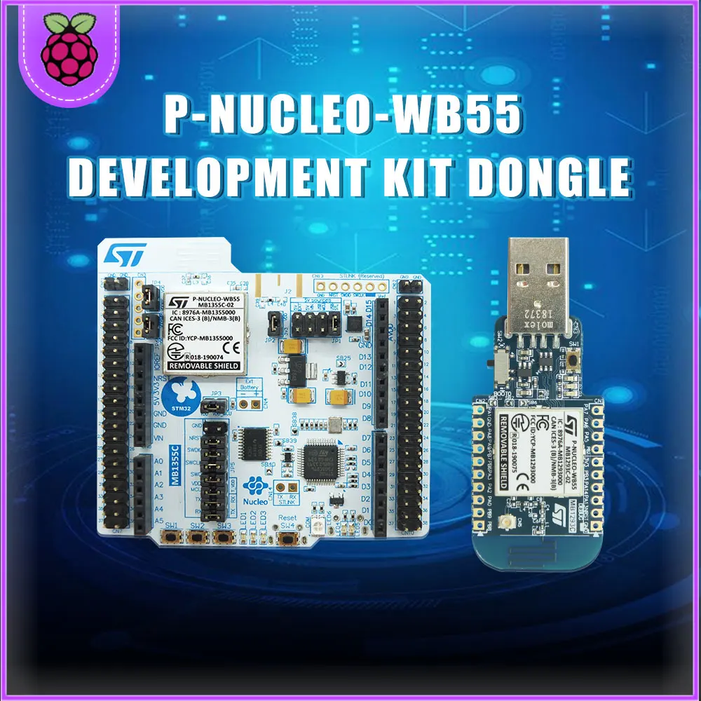 1/шт Лот P NUCLEO WB55 развития Наборы BLE Nucleo посылка в том числе usb ключ и 68 с STM32WB55 mcu
