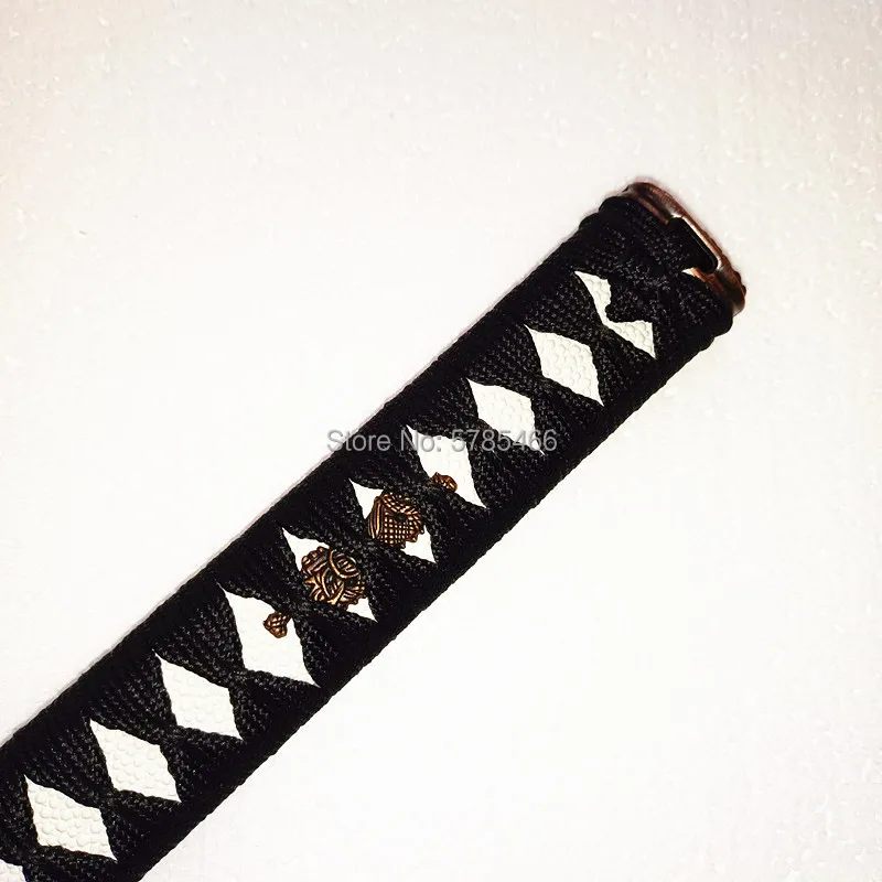 Высококачественная Изысканная ручка Tsuka длиной 35 см для японского меча Katana Rayskin и