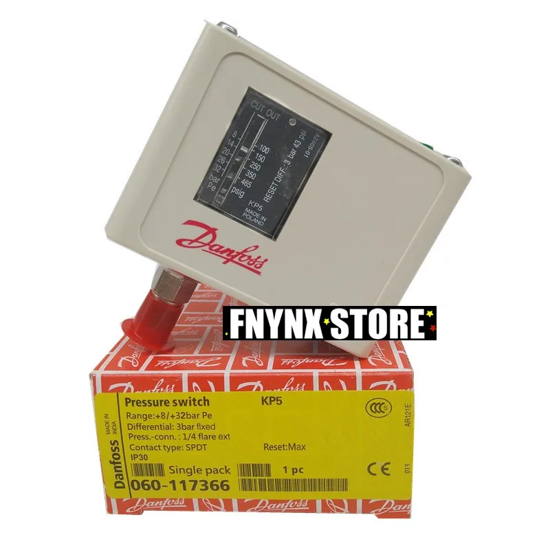 Оригинальный ручной сброс DANFOSS системный блок управления KP5 060-117366 060-117191 KP1 060-110191 |