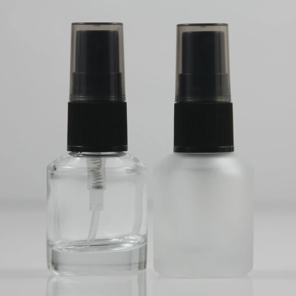 15ml Clear/Clear Frosted Mini Perfume Spray Bottle Wholesale