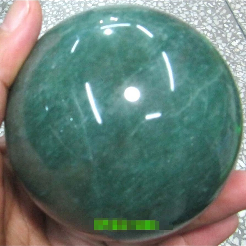 603 + натуральный зеленый украшения из авантюрина мяч шлифовальный камень Dongling