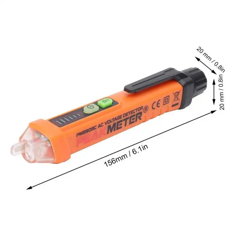 PEAKMETER PM8908C Напряжение Тесты ручка электрический Бесконтактное измерение