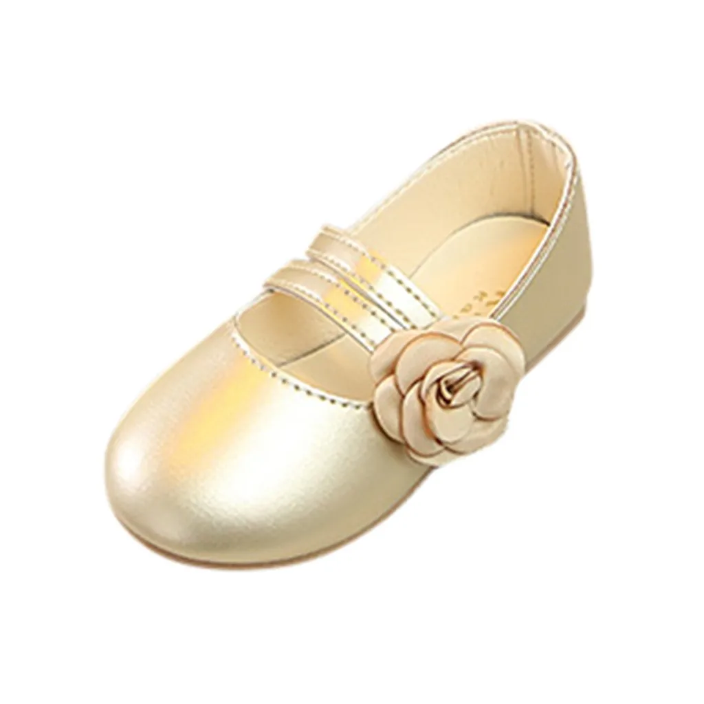 Новинка детская обувь для маленьких девочек с цветочным принтом Танцевальная