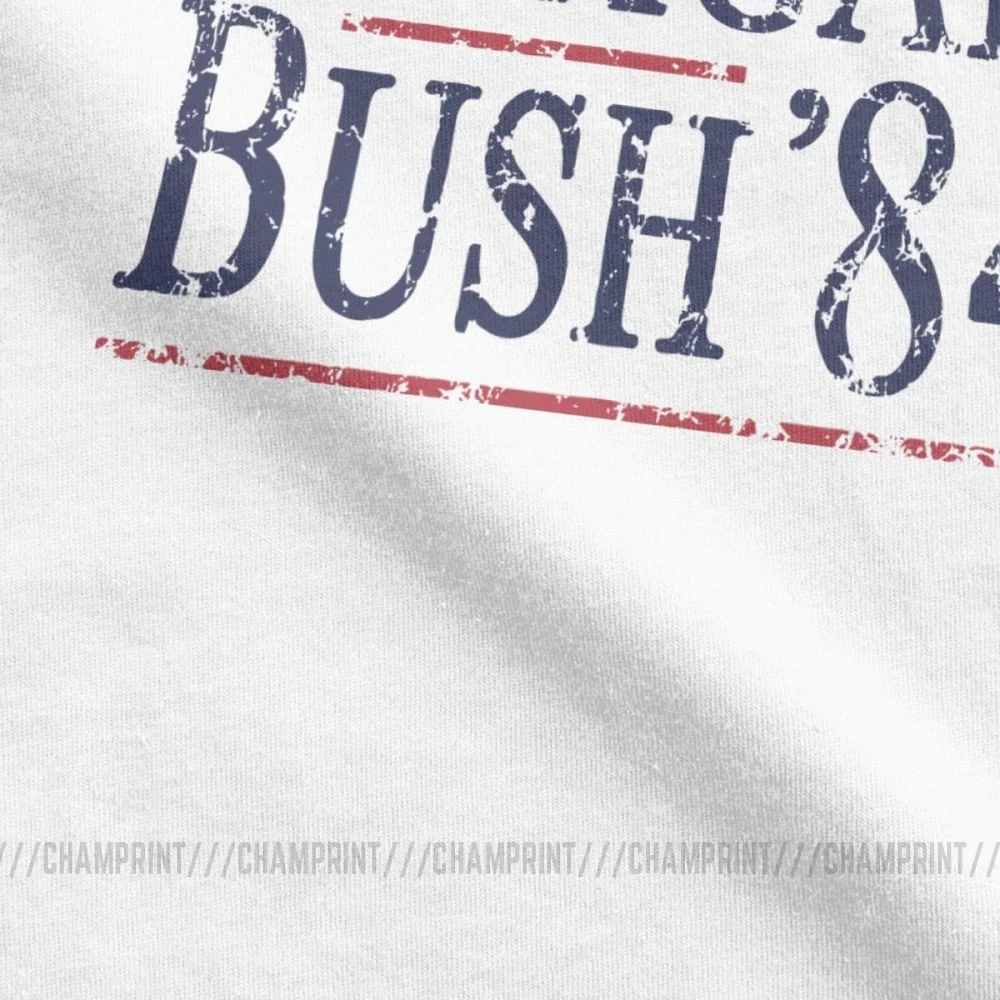 Винтажная Футболка Ronald Рейган Буш ➄ с президентскими выборами мужская одежда