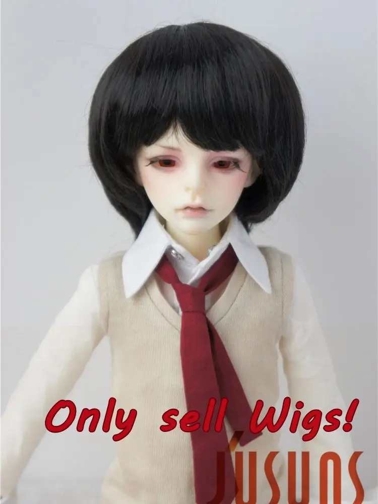 

Doll Wigs For Girls!!! JD019 1/4 Popular Boy Short Cut BJD Doll Wigs Rainbow High Size 7-8inch Synthetic Mohair Doll Hair