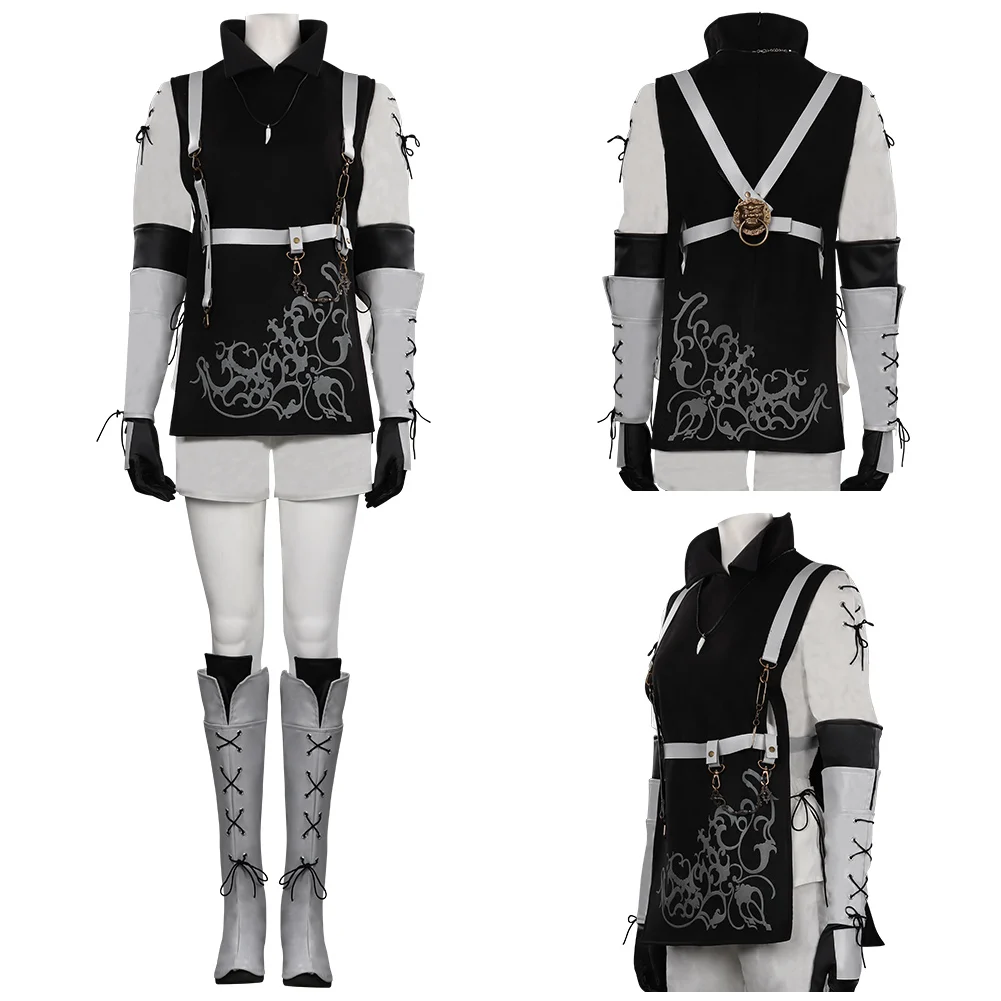 

Game Cosplay NieR:Replicant 2B Cosplay YoRHa No. 2 Type B Costume Men Women Halloween Costume NieR Costume