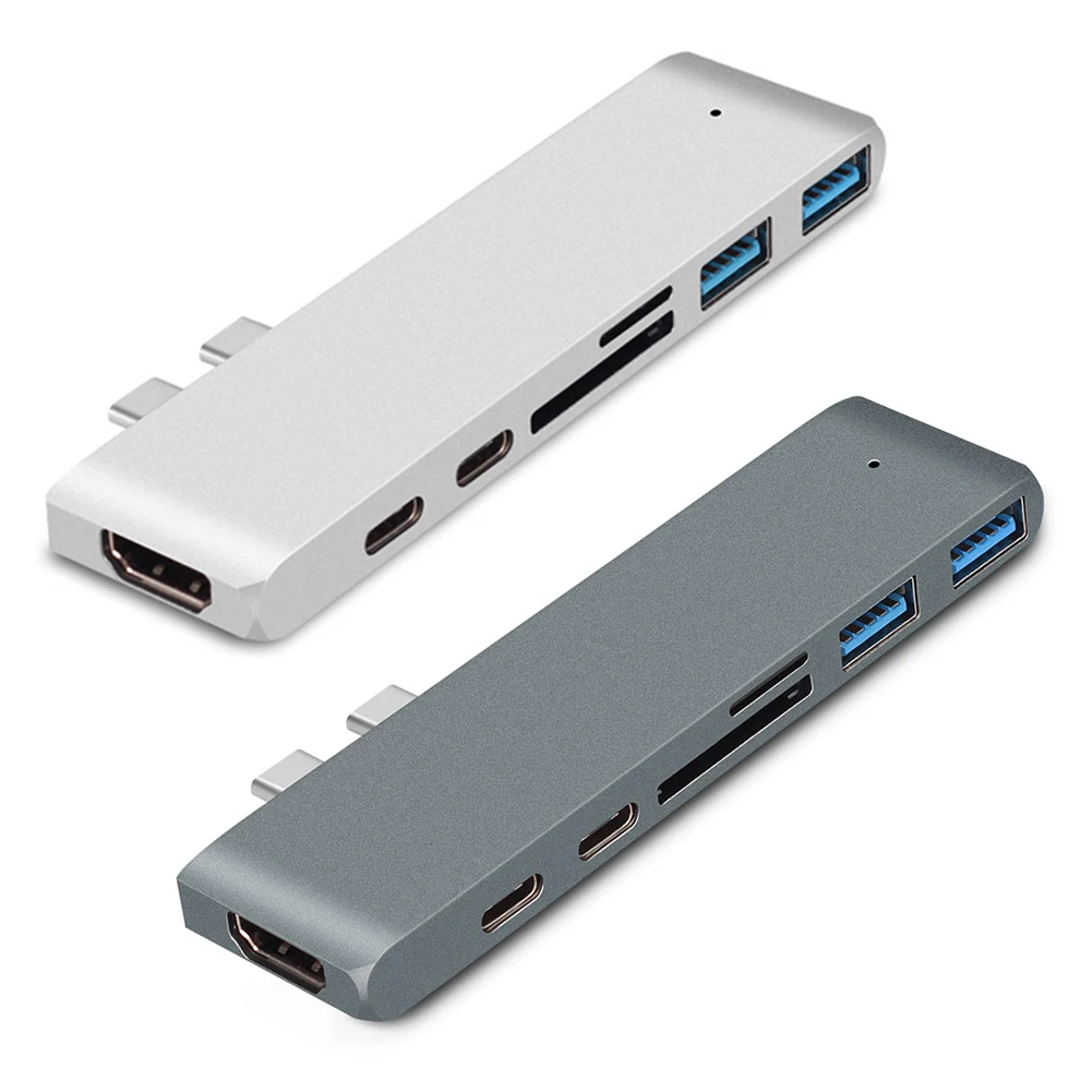 Многофункциональная док-станция с двумя портами USB Type-C и экранами | Компьютеры