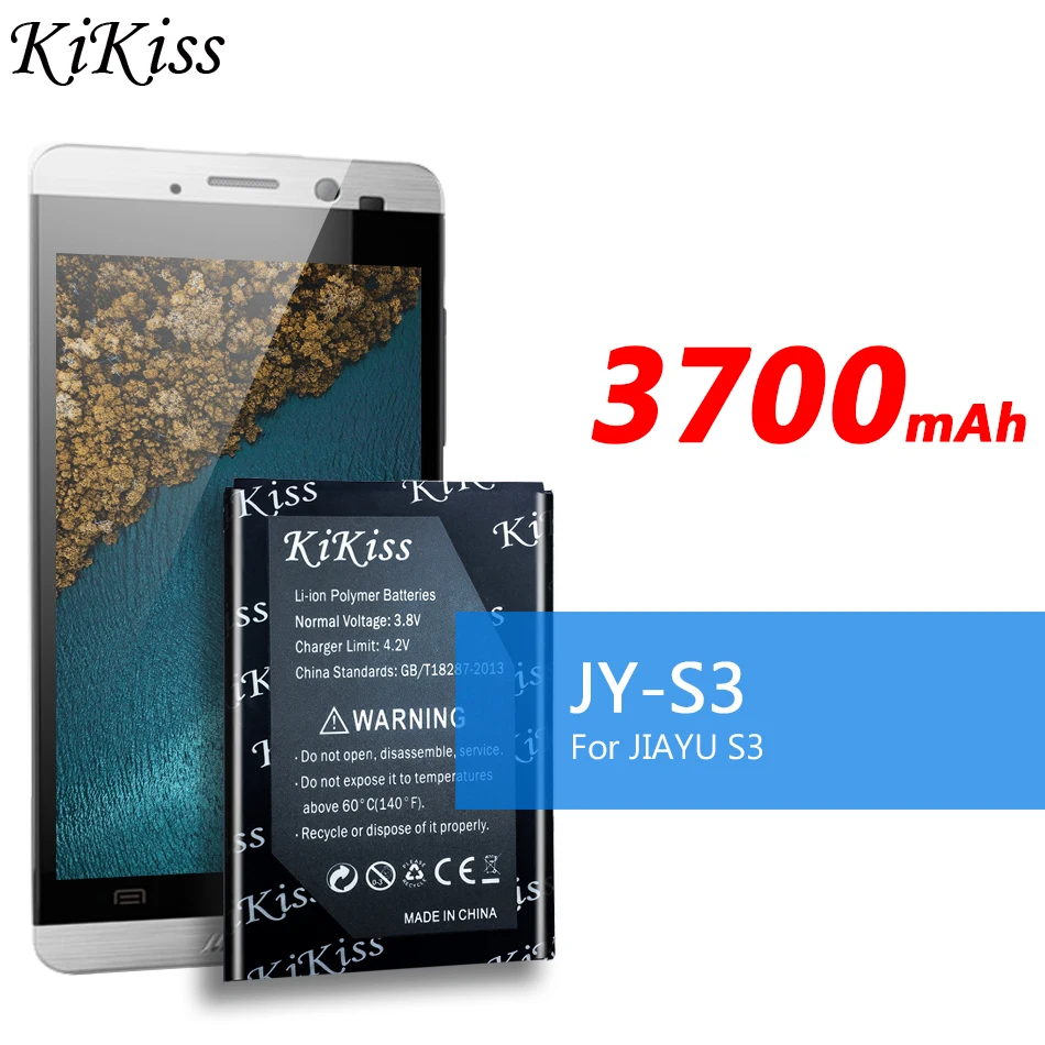 

KiKiss Battery JY S3 / JY-S3 Battery for JIAYU S3 Mobile Phone Battery