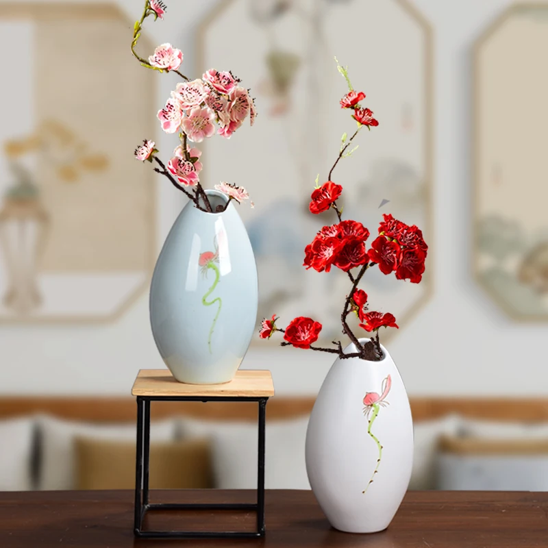 Винтажный домашний декор керамические вазы для цветов дома антикварная