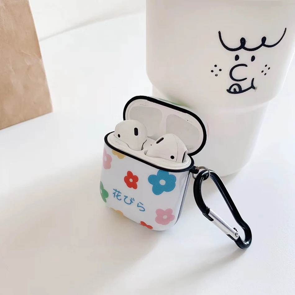 Беспроводной чехол для наушников для Airpods, чехол, Роскошный милый цветок, чехол для наушников для Apple Air Pods 2, чехол, защита, аксессуары для кожи