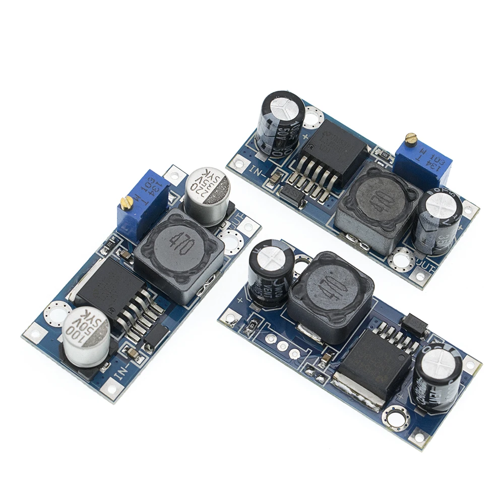 100pcs LM2596 LM2596S ADJ DC 4 5 40V Регулируемый/5V step down Модуль питания 5V/12V/24V|lm2596s dc-dc|power modulemodule