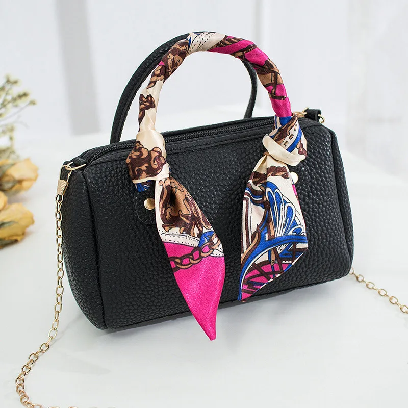 Женский шарф Бостонская сумка новинка 2019 женская модная мини через плечо простая