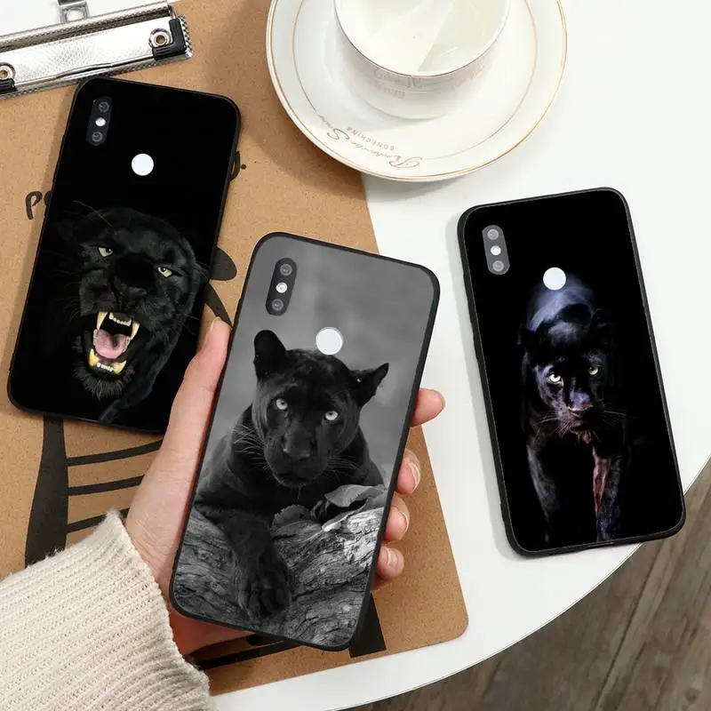 

Cheetah Panther horror animal Phone Case For Xiaomi Redmi note 7 8 9 t max3 s 10 pro lite coque funda shell cover