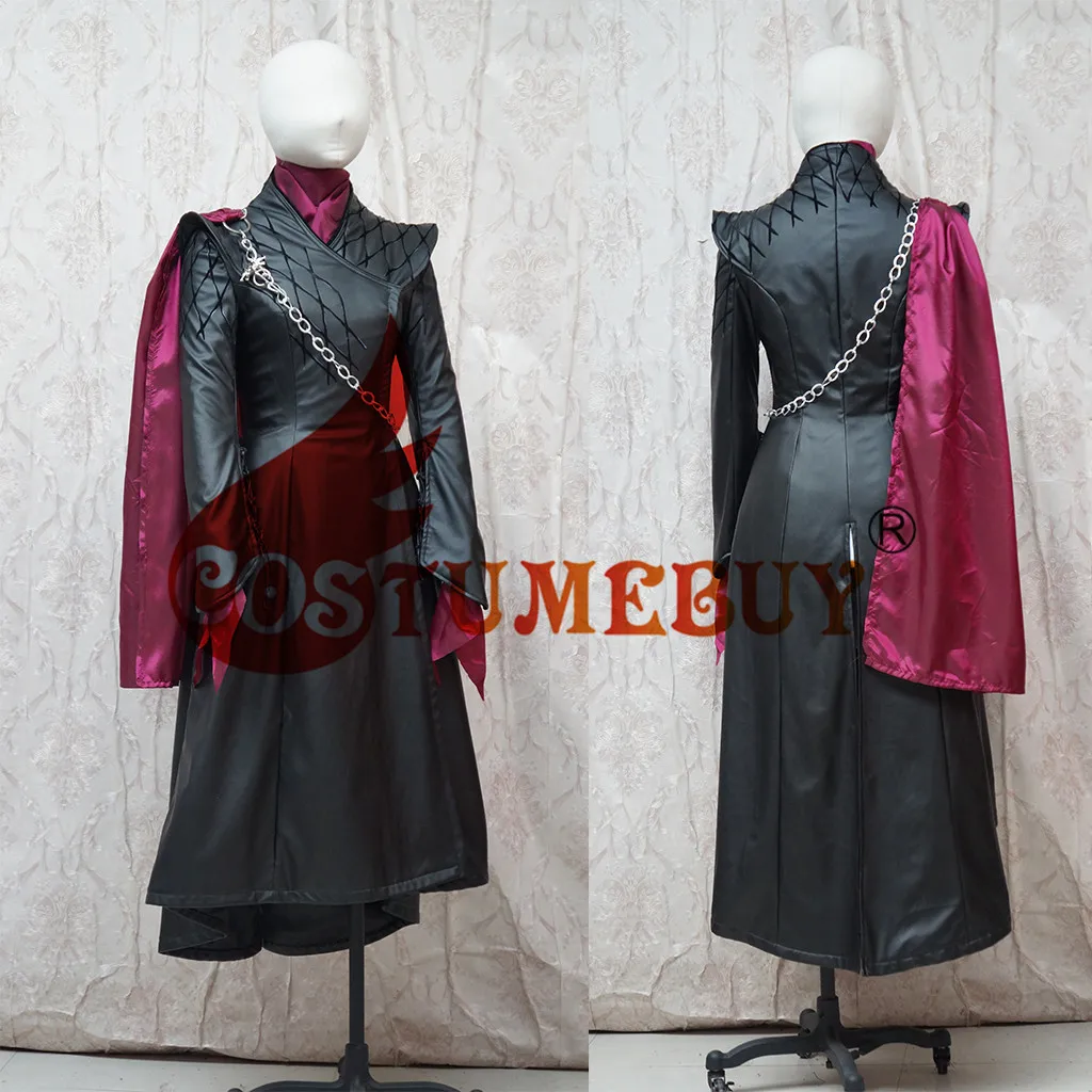 CostumeBuy новая игра престолов Косплей Костюм Дейенерис Таргариен из искусственной кожи костюм матери костюм дракона для косплея L920