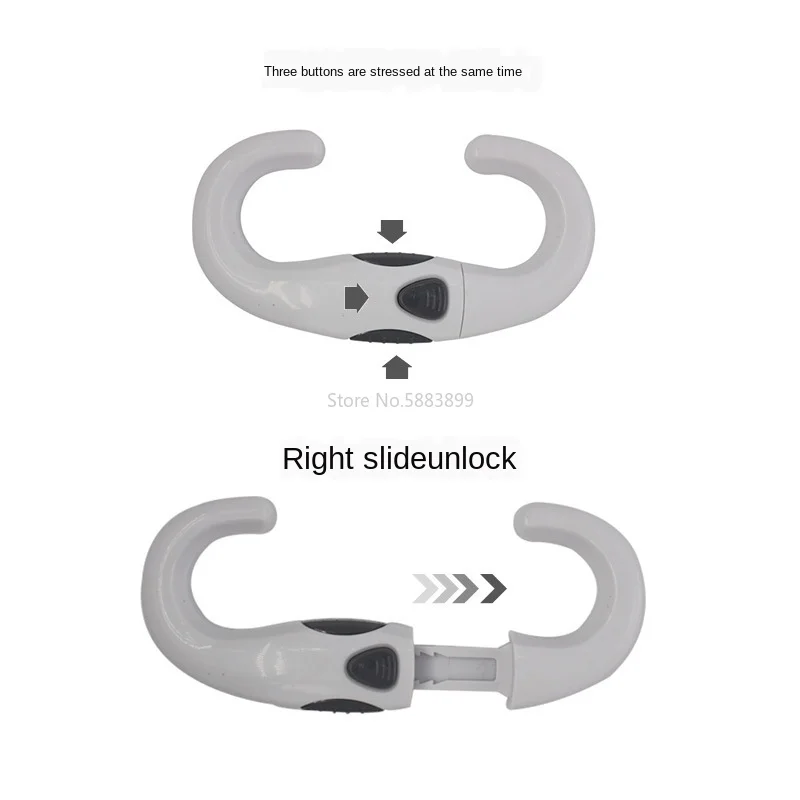 2PCS New C-shaped Child Safety Lock Child Safety Protection Lock Special Lock for Baby Anti-door Safety Cabinet