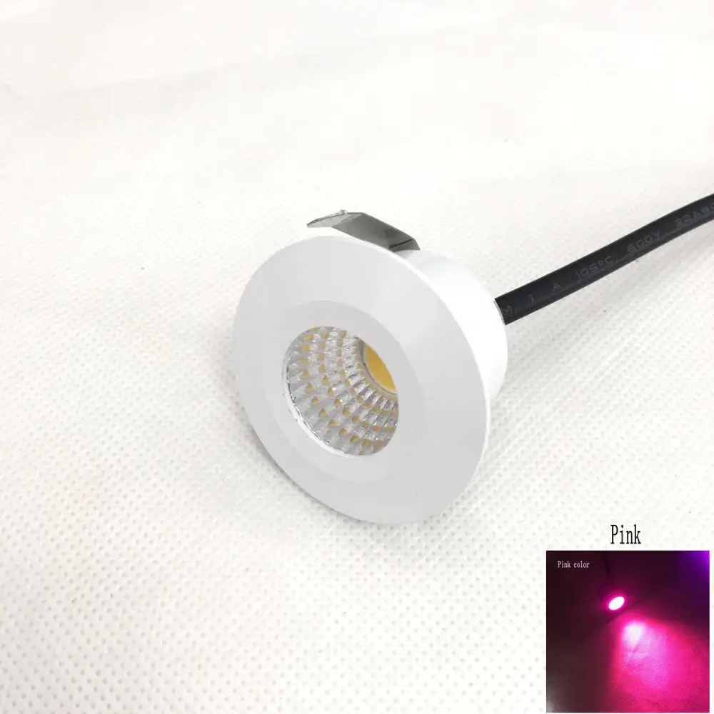 Новинка светодиодные мини светильники белого корпуса розового цвета 3 5 Вт 39 мм 95