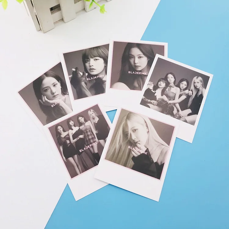 Kpop маленький подарок фото карты blackpink x1 jungkook jimin rm suga jh jin - Цвет: blackpink