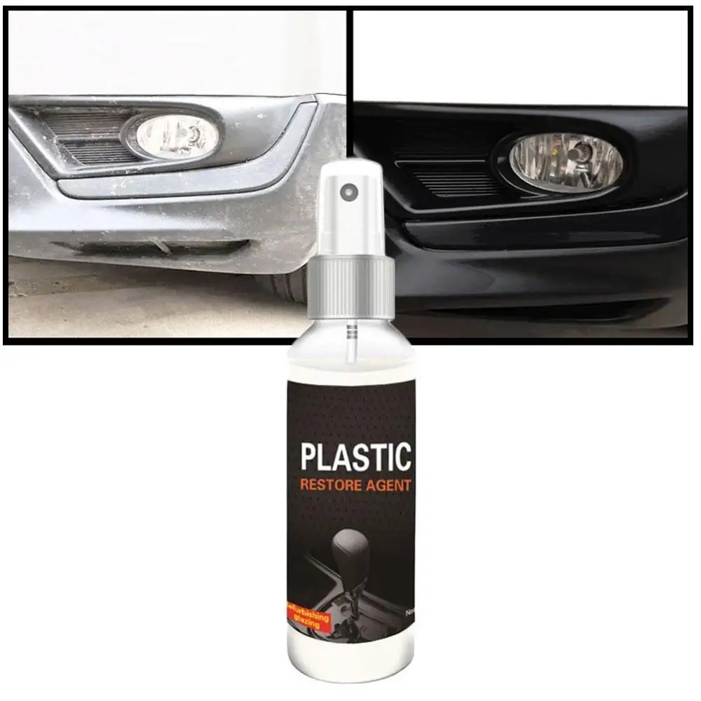 

1PC 30/50/100mlRetreading Coating Paste Maintenance Car Cleaner Plastic Parts Retreading Agent Automotive Interior Plastic Part