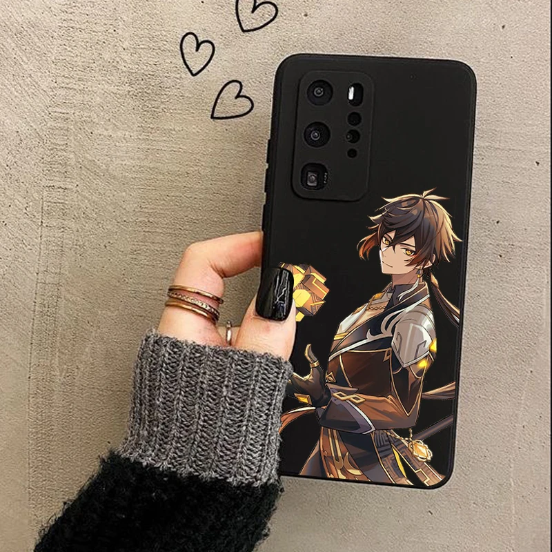 vidio game genshin impact phone case for poco m3 x3 pro f3 for xiaomi redmi note 10 pro 9c 9a 9 pro zhongli cartoon cover free global shipping