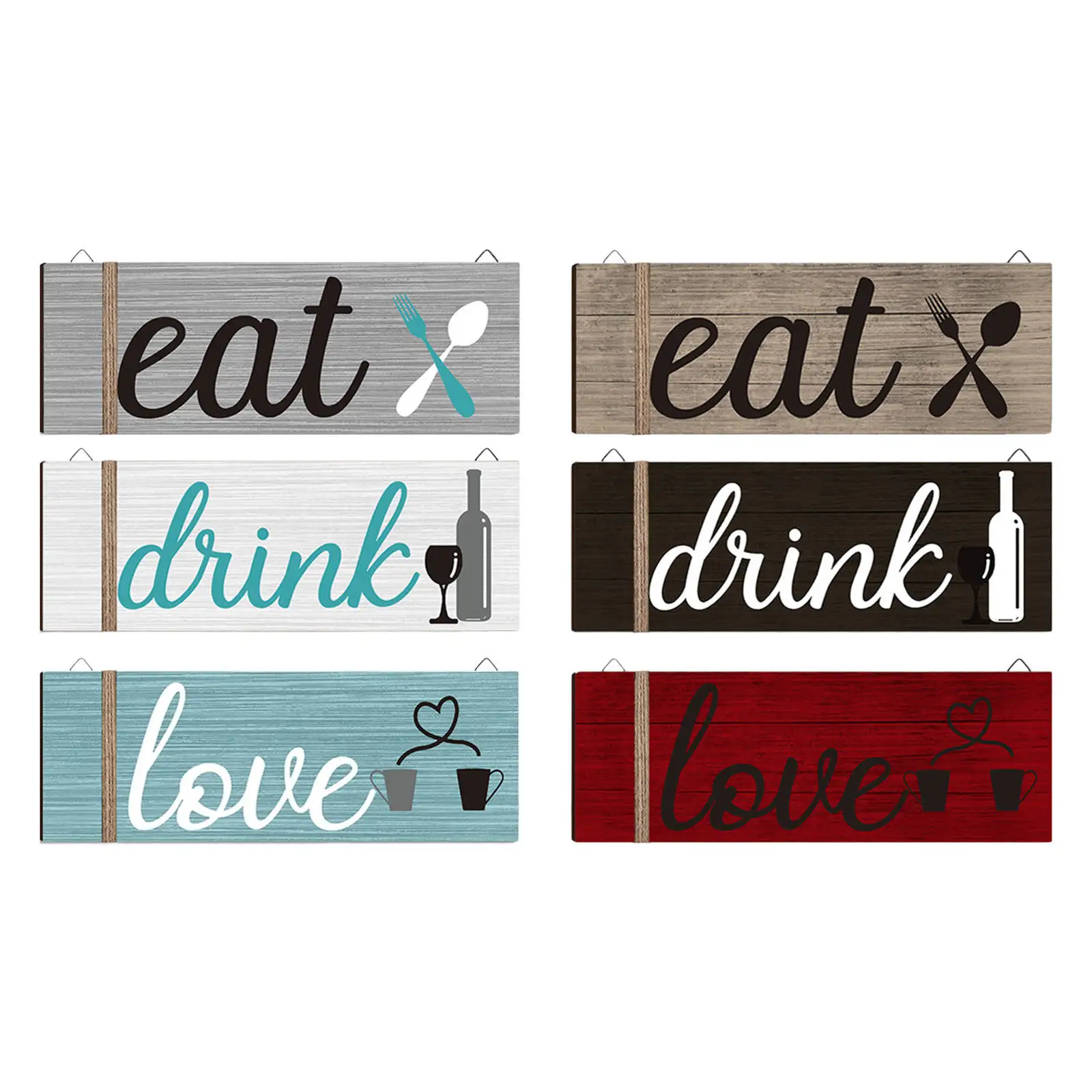 

3 шт., деревянные подвесные буквы для украшения дома