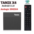 ТВ-приставка Tanix X4, Android 11, Amlogic S905X4, 4 + 64 ГБ, 2,4 ГГц