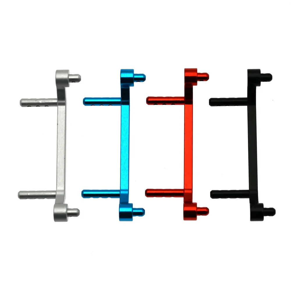 Красная/Серебристая/синяя/черная металлическая деталь для самостоятельной сборки, передняя оболочка для радиоуправляемого автомобиля, Сменное крепление для колонны кузова 1:24 Axial SCX24 90081