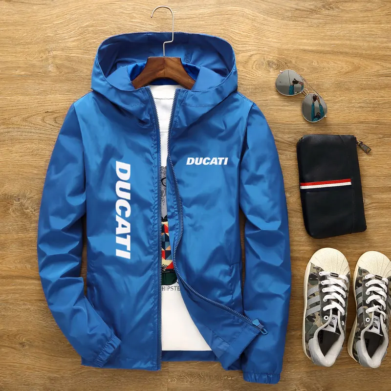 

Jacket men windbreaker spring and summer new jacket men's street windbreaker hoodie zipper thin jacket men's casual jacket 7XL