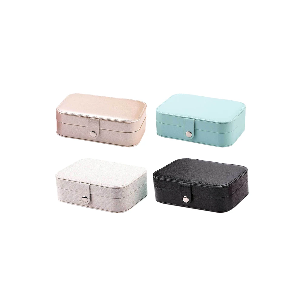 High Grade Ring Jewellery Storage Box Portable Carrying Case Jewelry Box Ear Nail Ring Earring Jewelry Receiving Box