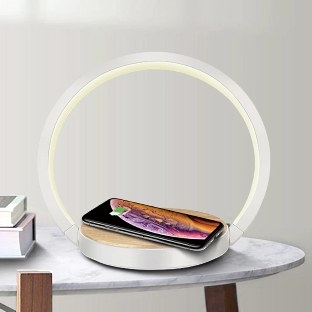 Folding Bedside LED Night Light with 10W Wireless Charger Fast Charging Bed LE66 | Лампы и освещение