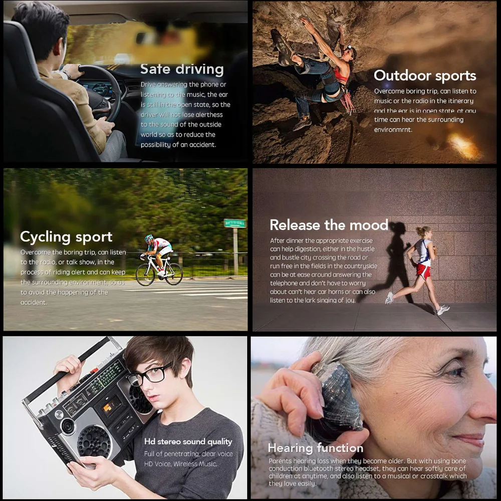 Спортивные наушники водонепроницаемые Bluetooth беспроводные без костной