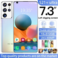 cectdigi s21 smart phone 7 3 inch android 10 0 smartphone 16gb ram 512gb rom dual sim unlocked mobile phone s21 ultra mtk 6799
