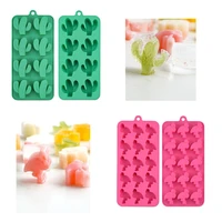 maple cactus cherry flamingo silicone mold cake baking tools diy ice tray chocolate mould pastry bread cake tools