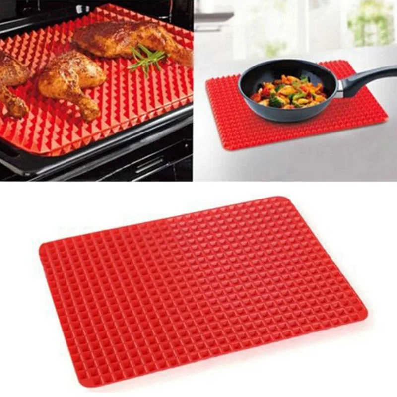 Силиконовые коврики для выпечки в форме пирамиды антипригарная форма барбекю
