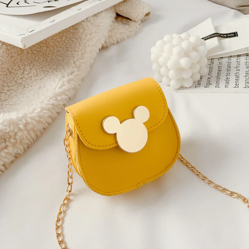 Новая зимняя женская сумка через плечо Disney с мультяшным Микки Маусом кошелек для