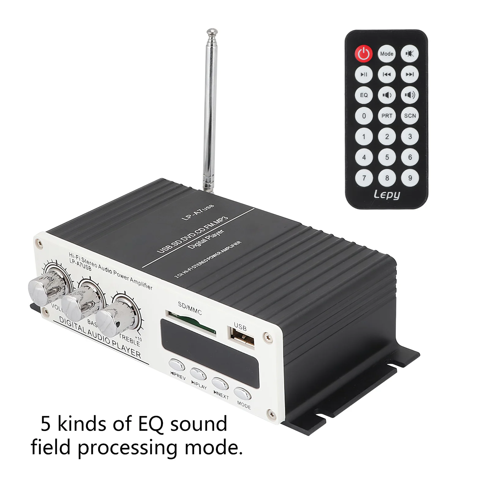 LP A7 USB цифровой плеер Bluetooth 4 2 версия автомобиля Мощность Hi Fi стерео аудио