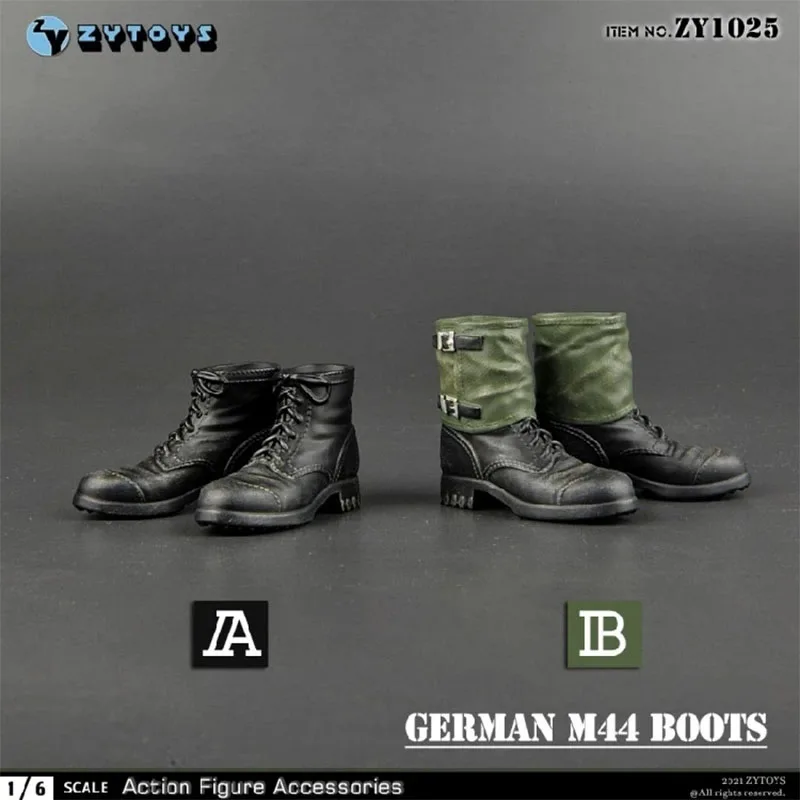 Коллекция 1/6 года ZYTOYS ZY1025 немецкие боевые ботинки M44 модель обуви подходит для 12