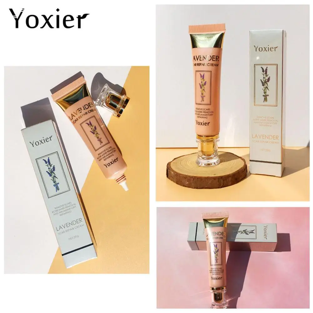 Восстанавливающий Крем Для рубцов с лавандой удаляет ожоги улучшает регенерацию