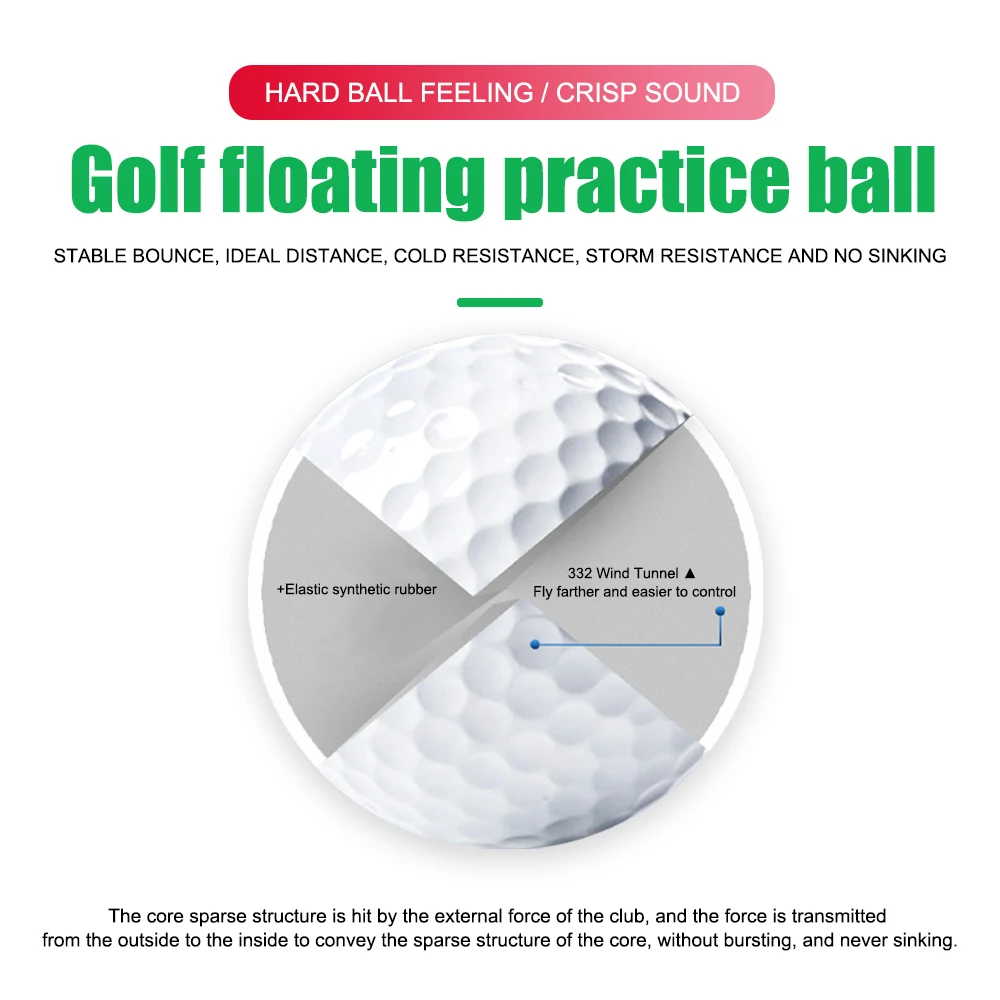 Плавающие шарики для гольфа GLOOF поплавок помощь в тренировке бассейн пруд | Спорт
