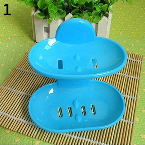 Ванная комната двухслойная сильная присоска мыльница слив держатель тарелка