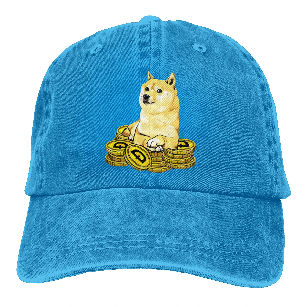 Классическая бейсболка Dogecoin для мужчин и женщин забавная Кепка с биткоином