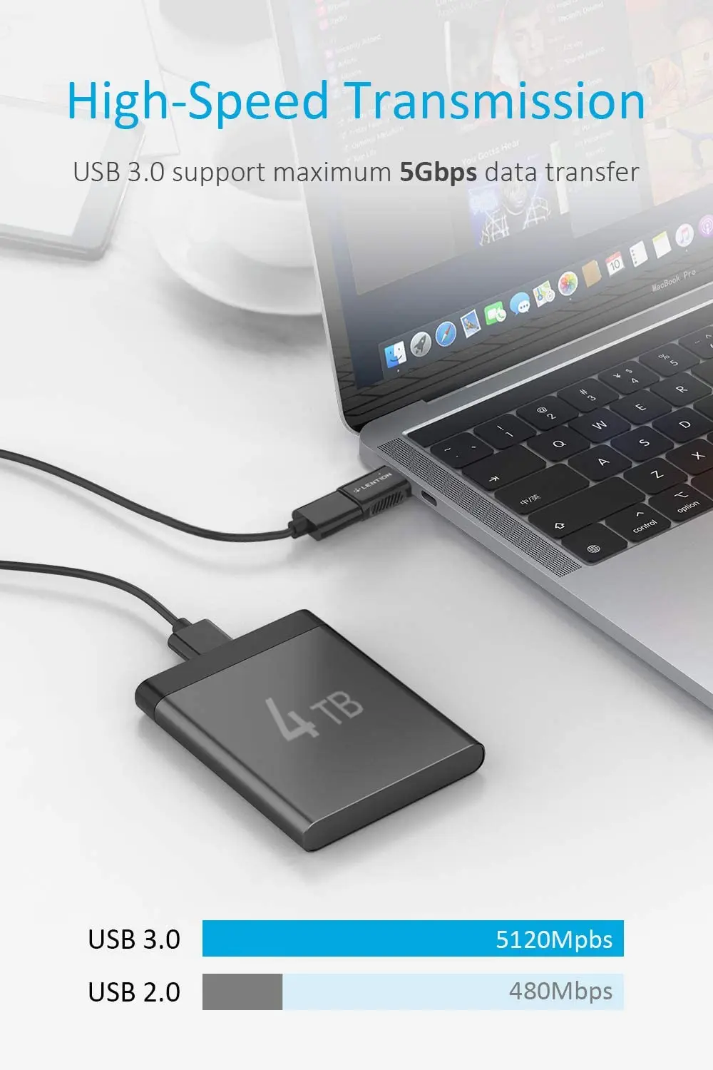 Переходник с USB C на 3 0 переходник OTG со штекером Type гнездо для 2020 2016 MacBook Pro новый iPad