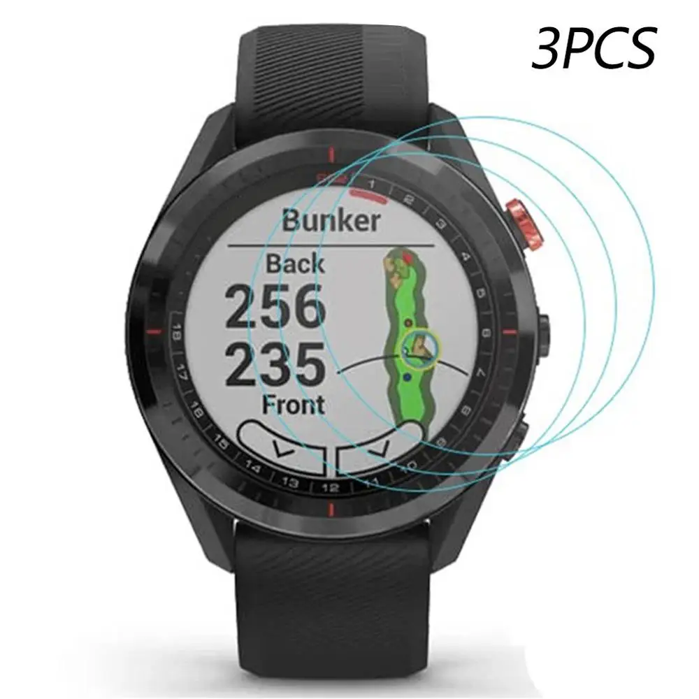 1/3PC Clear Film Tempered Glass Screen Protector for Garmin Approach S62 Smart Watch Band Strap Accessories S 62 Cover #318 | Электроника