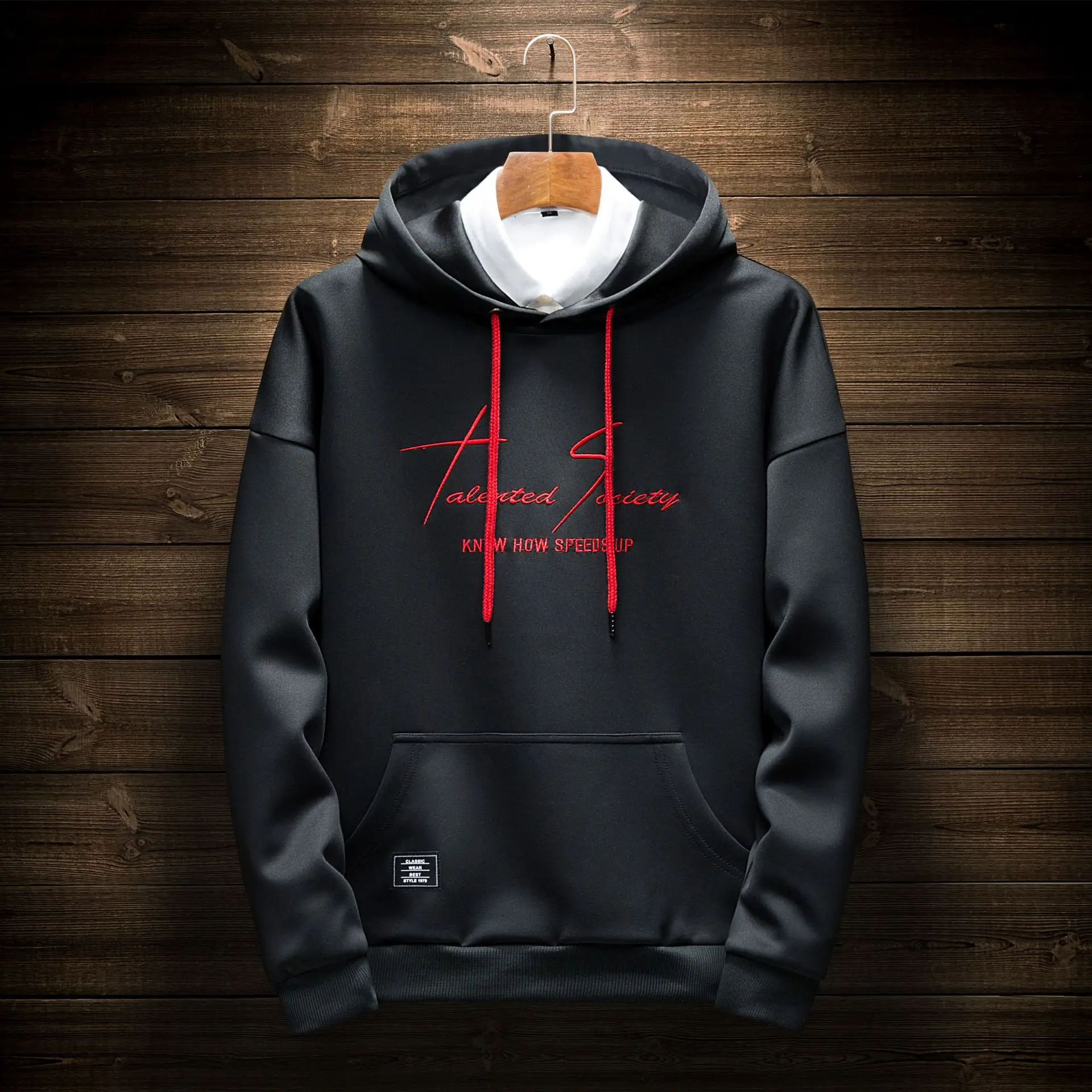 

Толстовка с капюшоном для мужчин и женщин, однотонная толстовка с круглым вырезом и длинными рукавами, зимнее бархатное утепленное пальто, ...