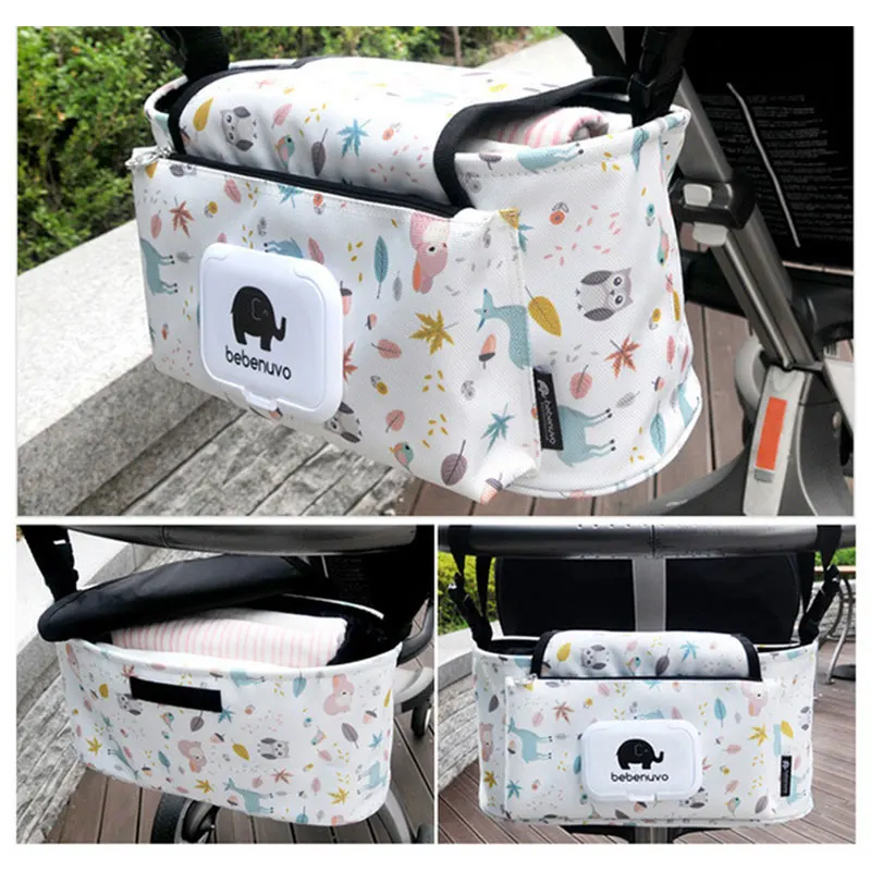 

Baby Stroller Bag Multifunction Diaper Bags Large Capacity Baby Nursing Organizer Travel Hanging Carriage Mommy Bags