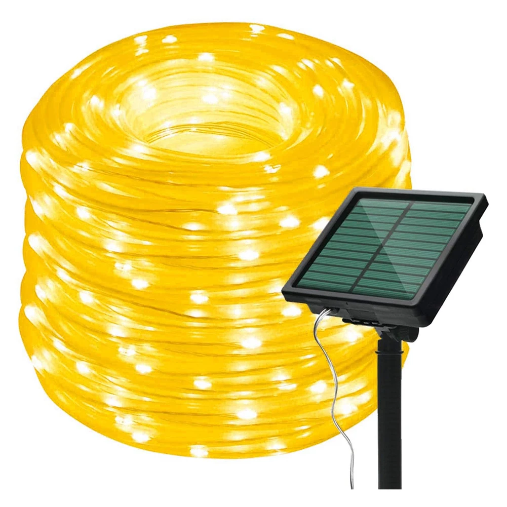 

20m LED Solar String Light Waterproof Copper Wire Lamp Outdoor 8 Modes Multicolor Flash Fairy Light for Wedding Garden Christmas