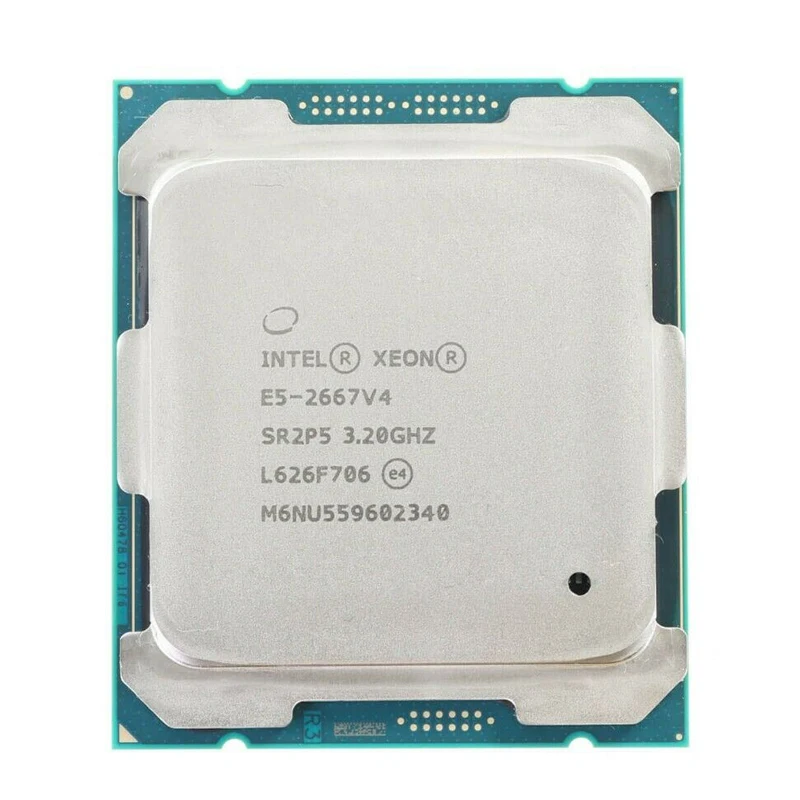 INTEL Ксеон E5 2667 V4 Процессор процессор 8 CORE 3 2 ГГц 25MB L3 кэш 135 Вт SR2P5 LGA 2011 3|Процессоры| |
