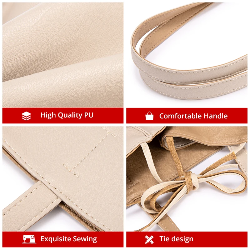 Женская сумка на плечо LOVEVOOK набор сумок 2 шт большой емкости складываемые мягкие