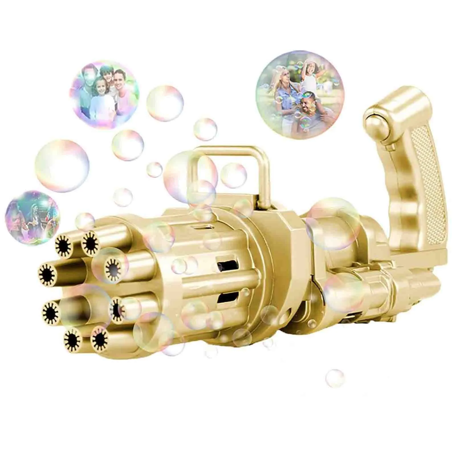 

2021Gatling Bubble Gun Bubble Blaster Toy Gun Summer For Children Toddler Outdoor Kids Automatic Gatling Bubble Gun Machine Gift