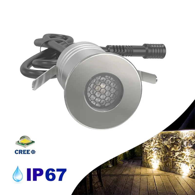 Уличный светодиодный светильник Cree антибликовый подземный с сотовой линзой 20